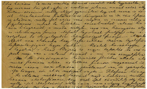 Kossuth Lajos levele Vörösmarty Mihálynak. 1840 körül